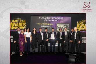 Qatar Rail Wins "Highly Commended Award" Under "Worldwide Operator of the Year" Category at 2024 Global Light Rail Awards