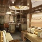 The Middle East’s first super-luxury train will gleam gold