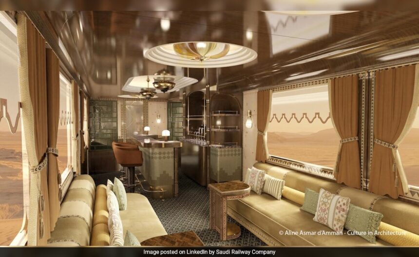 Saudi Arabia's First Luxury Train Unveiled